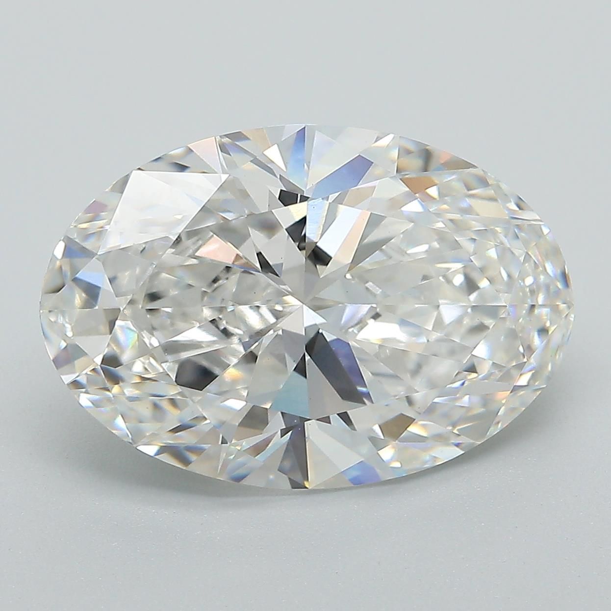 6.35ct Oval F VVS2 Lab-Grown Diamond