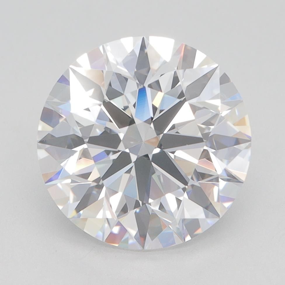 3.44ct Round D VVS2 Lab-Grown Diamond