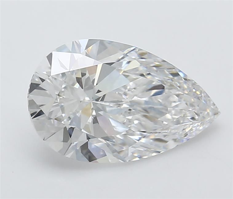 3.08ct Pear D VVS1 Lab-Grown Diamond