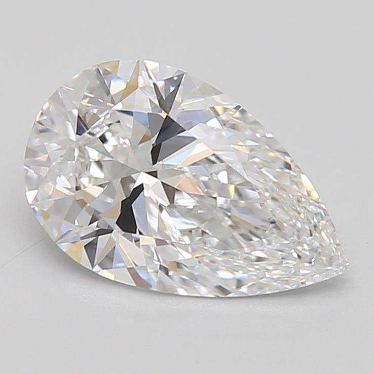 1.6ct Pear D IF Lab-Grown Diamond