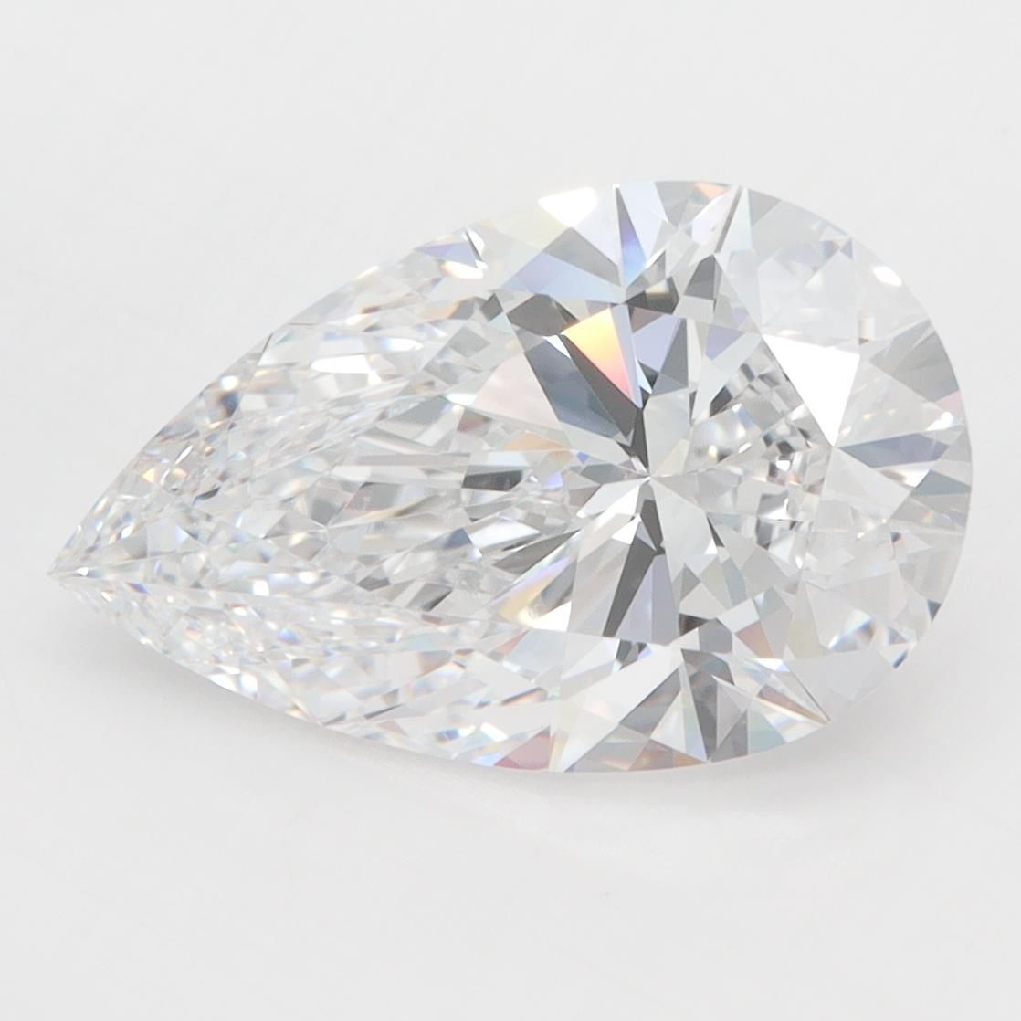 4.01ct Pear D VVS2 Lab-Grown Diamond