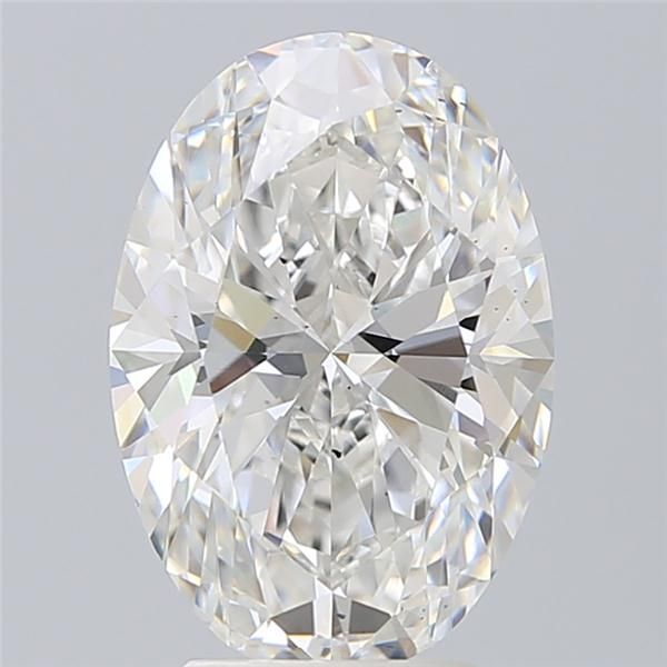 4.18ct Oval F VS2 Lab-Grown Diamond