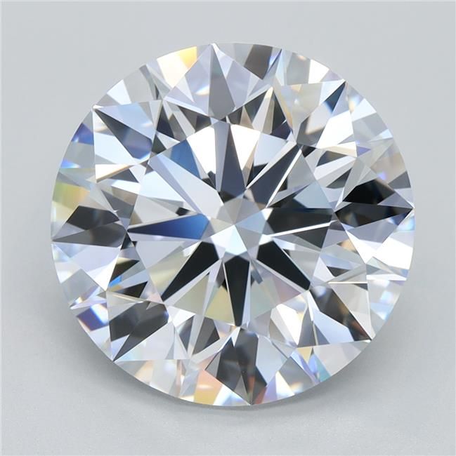 6.8ct Round F IF Lab-Grown Diamond