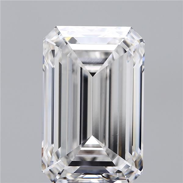 10.26 Carat EMERALD Shape E Colour VVS2 Clarity  Cut - White Lab Diamond - 1418