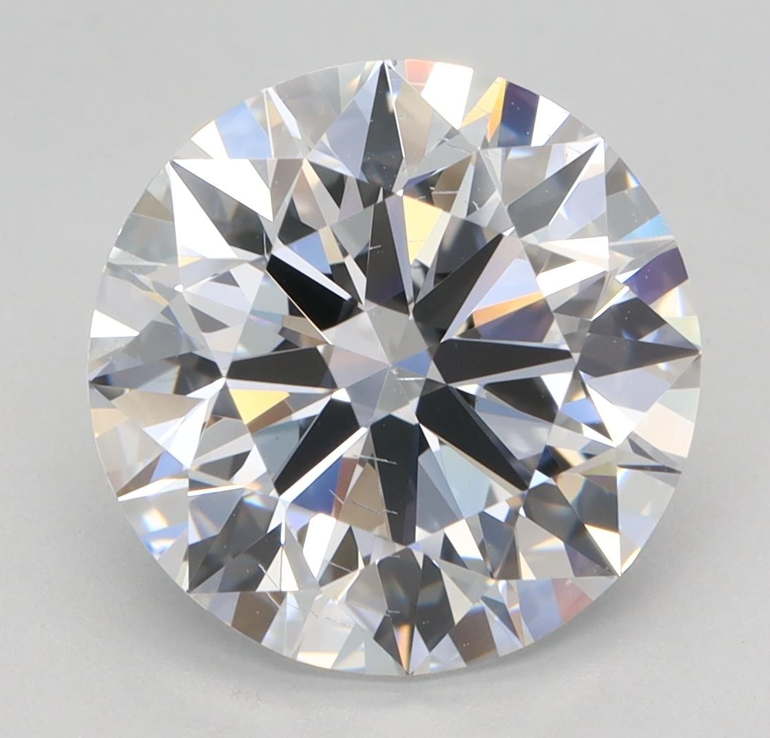 4.3ct Round D SI1 Lab-Grown Diamond
