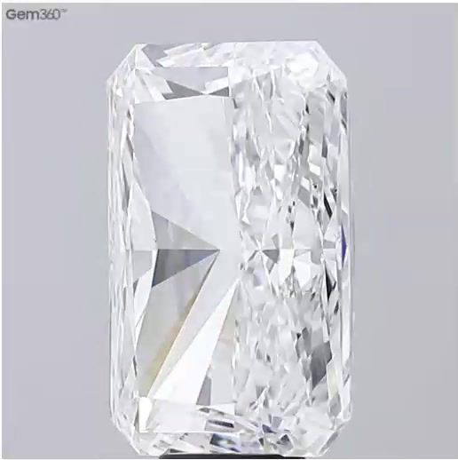 13.13 Carat RADIANT Shape F Colour VS1 Clarity  Cut - White Lab Diamond - 25471