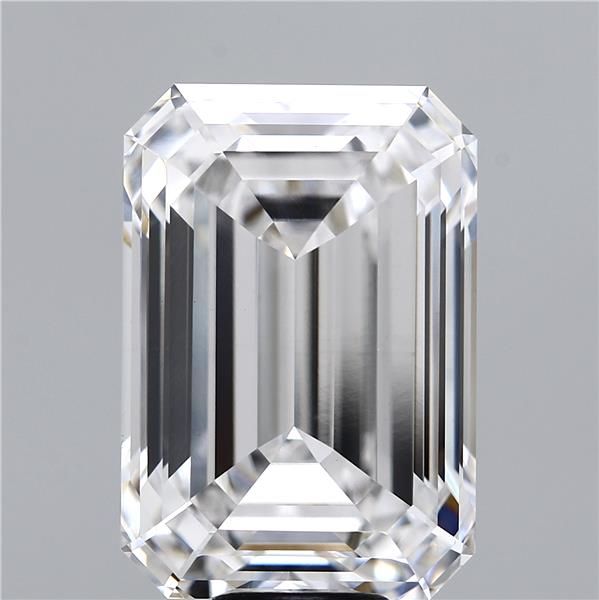 14.51 Carat EMERALD Shape E Colour VS1 Clarity  Cut - White Lab Diamond - 1425