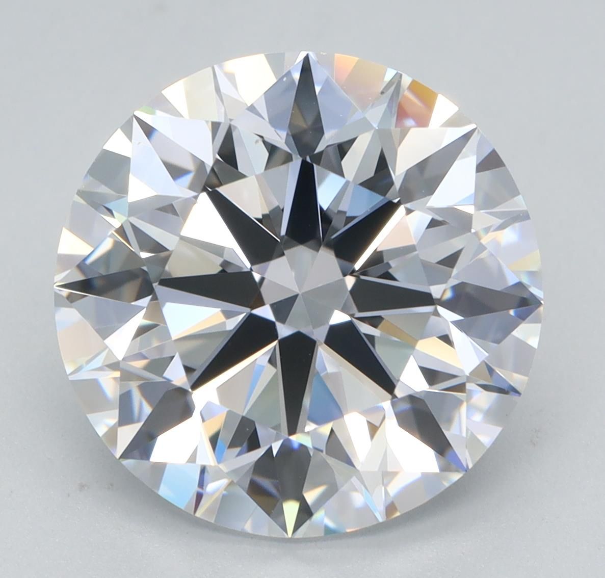 5.24ct Round D VVS2 Lab-Grown Diamond