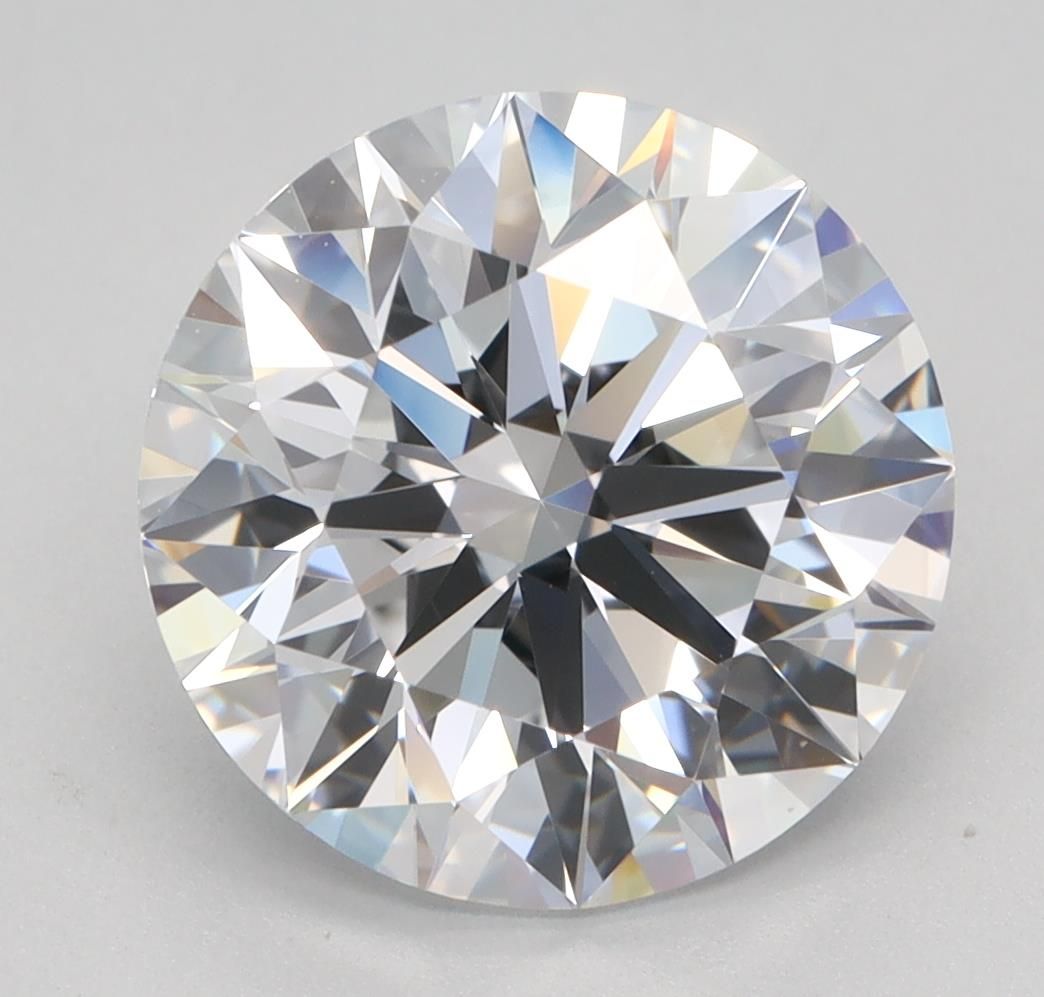 3.3ct Round D VS1 Lab-Grown Diamond