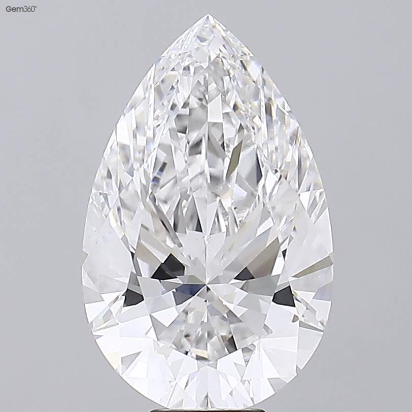 11.66 Carat PEAR Shape E Colour VS1 Clarity  Cut - White Lab Diamond - 58976