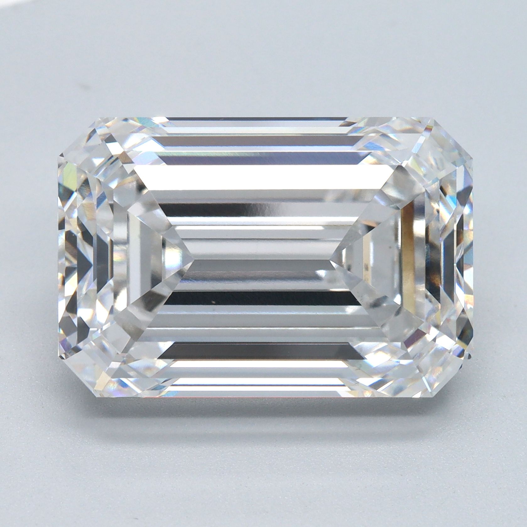 13.37 Carat EMERALD Shape F Colour VVS2 Clarity  Cut - White Lab Diamond - 179383