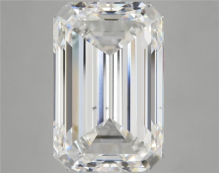 9.99 Carat EMERALD Shape F Colour VS2 Clarity  Cut - White Lab Diamond - 5554
