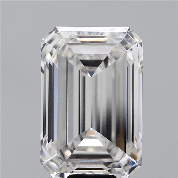 16.09 Carat EMERALD Shape G Colour VS1 Clarity  Cut - White Lab Diamond - 1432