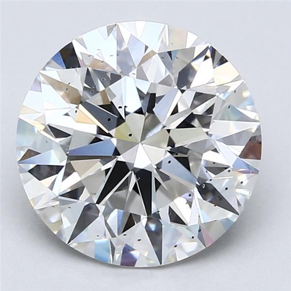 4.25ct Round F SI1 Lab-Grown Diamond