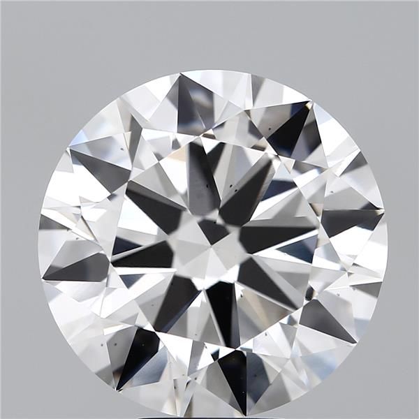 10.00 Carat ROUND Shape H Colour VS2 Clarity EX Cut - White Lab Diamond - 42888