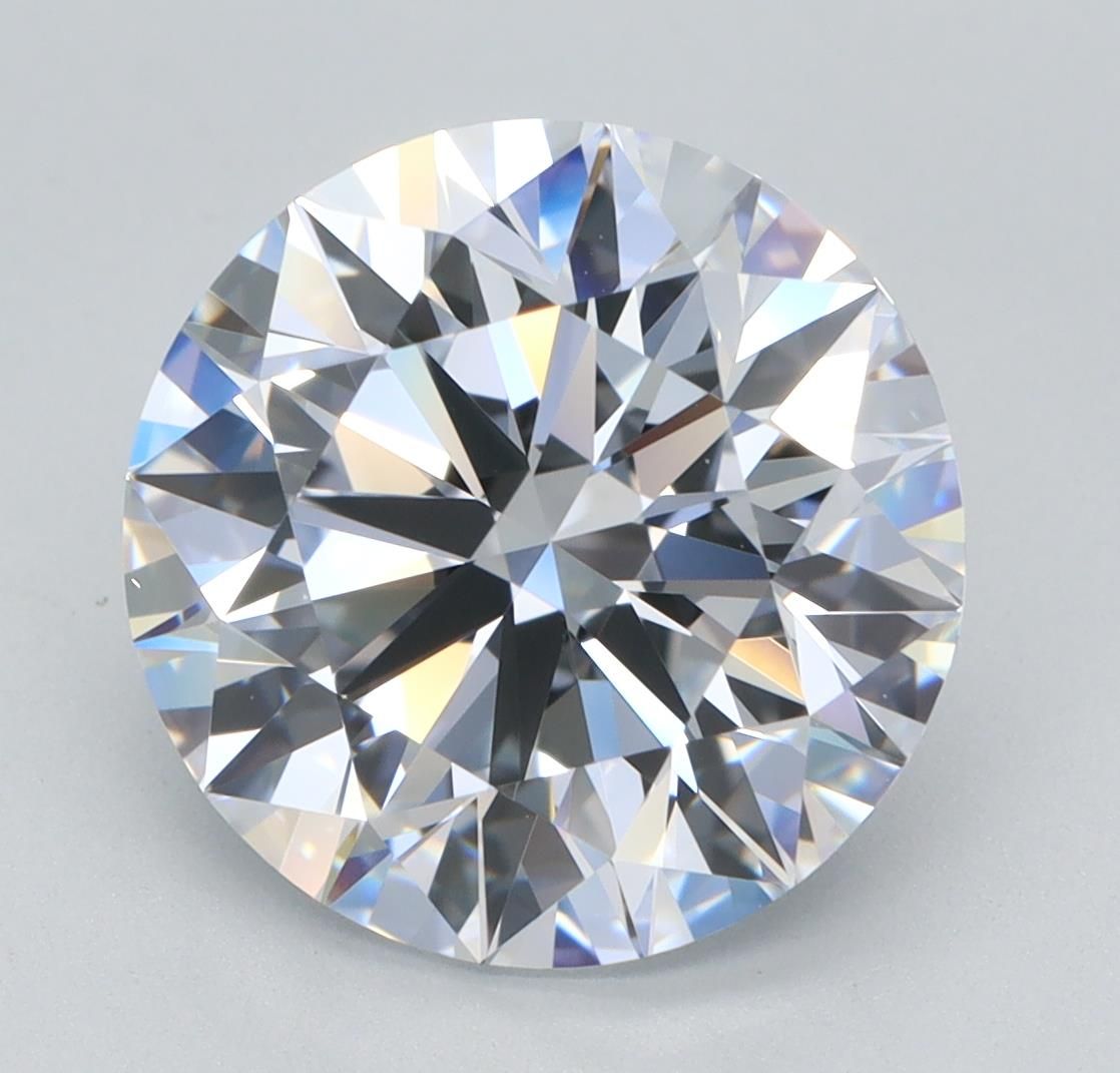 3.64ct Round F VVS1 Lab-Grown Diamond