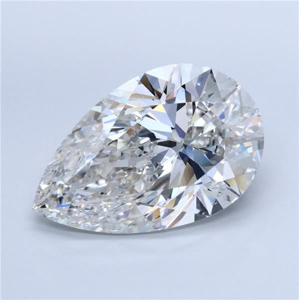 10.01 Carat PEAR Shape G Colour VS1 Clarity  Cut - White Lab Diamond - 82467