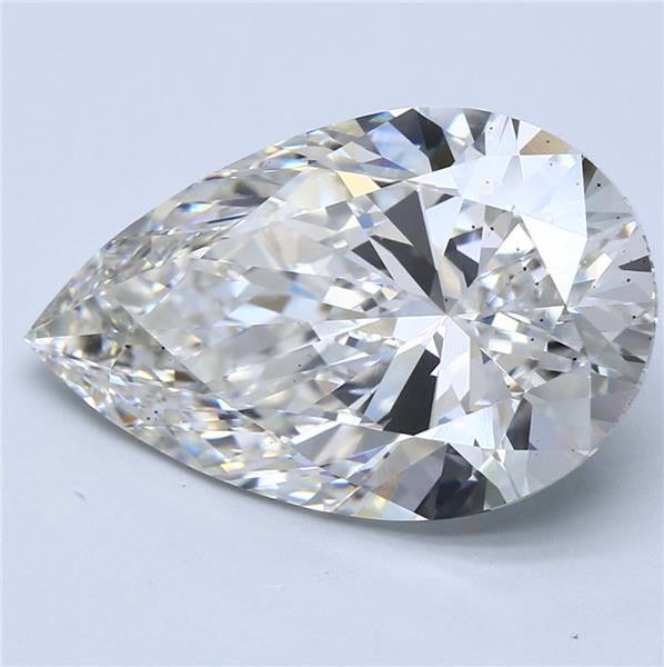 10.41 Carat PEAR Shape G Colour SI1 Clarity  Cut - White Lab Diamond - 206646