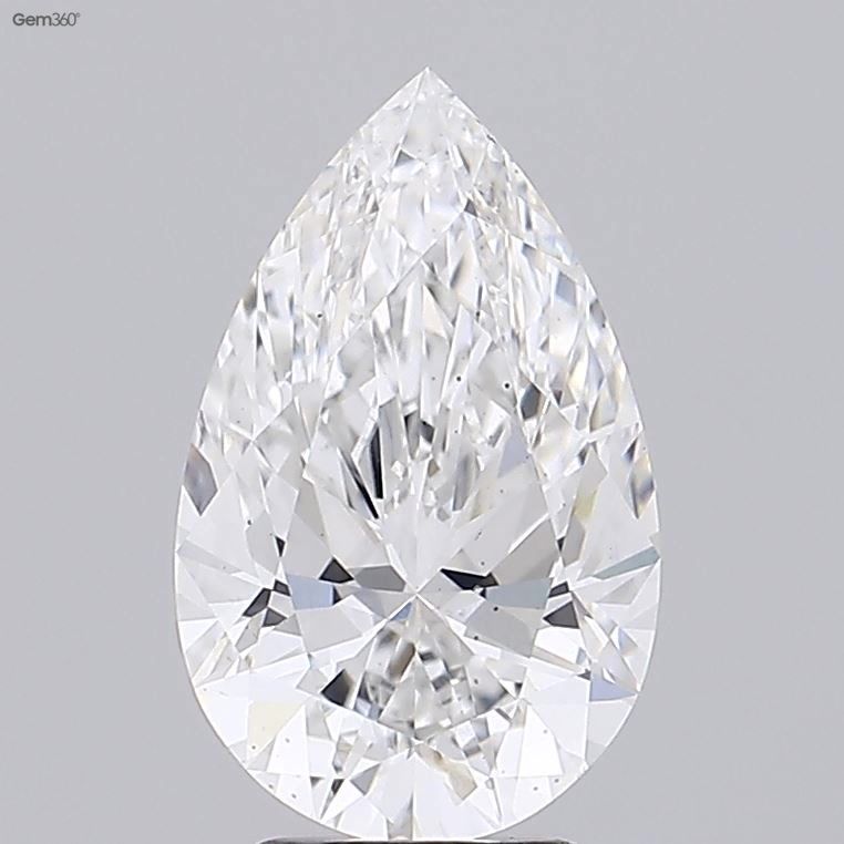 3.71ct Pear F VS2 Lab-Grown Diamond