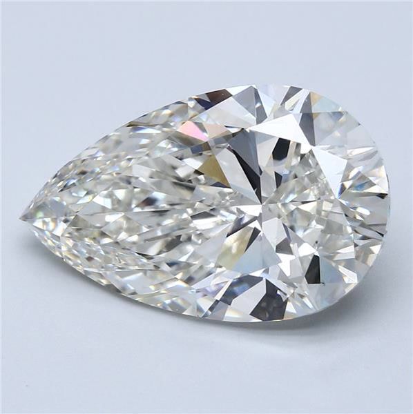 10.33 Carat PEAR Shape G Colour VS1 Clarity  Cut - White Lab Diamond - 206591