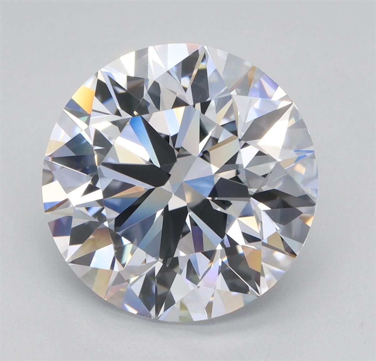 4.14ct Round F VVS2 Lab-Grown Diamond
