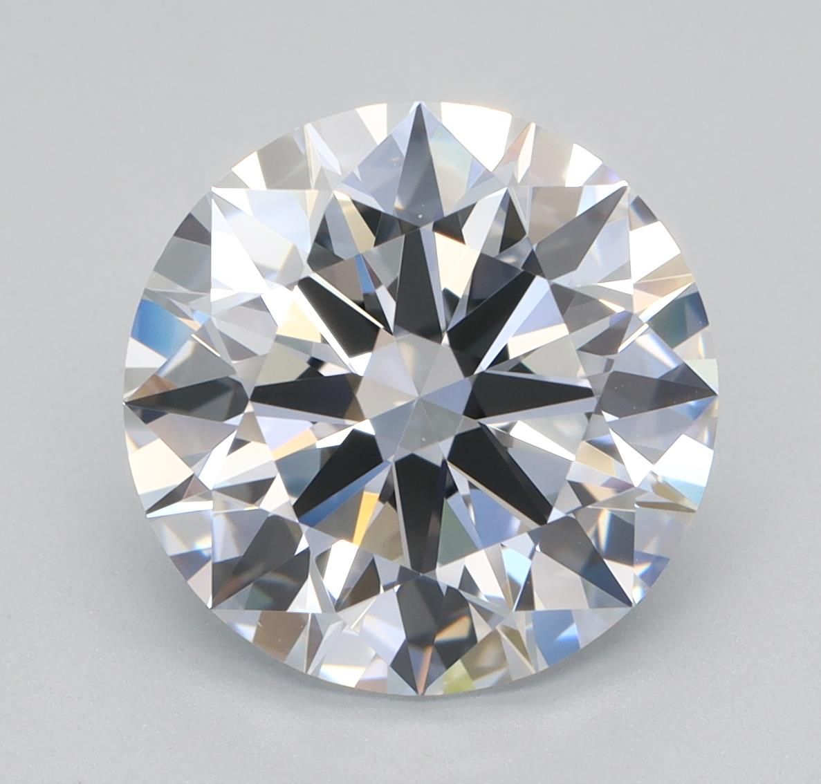3.23ct Round E VVS2 Lab-Grown Diamond