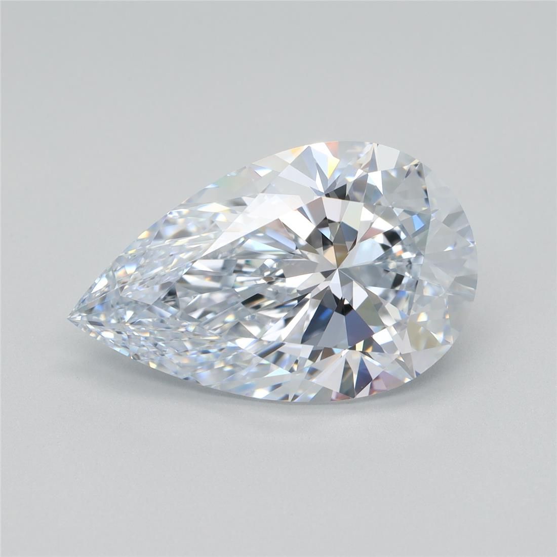 4.14ct Pear F IF Lab-Grown Diamond