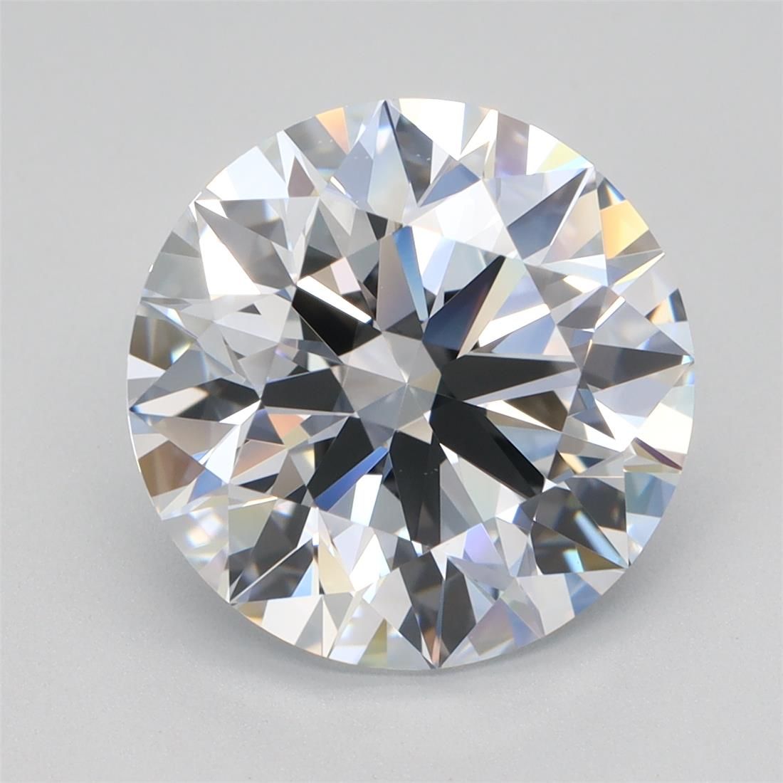 3.72ct Round F VVS2 Lab-Grown Diamond