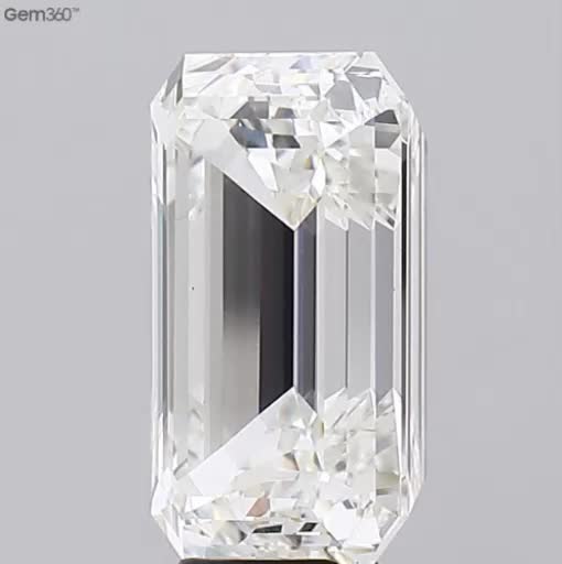 10.11 Carat EMERALD Shape G Colour VS1 Clarity  Cut - White Lab Diamond - 84825