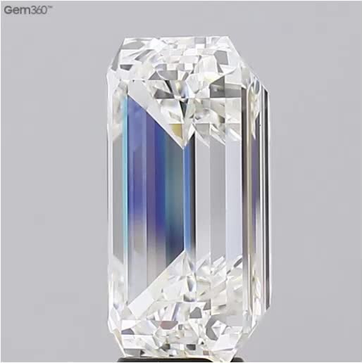 10.11 Carat EMERALD Shape G Colour VS1 Clarity  Cut - White Lab Diamond - 84829