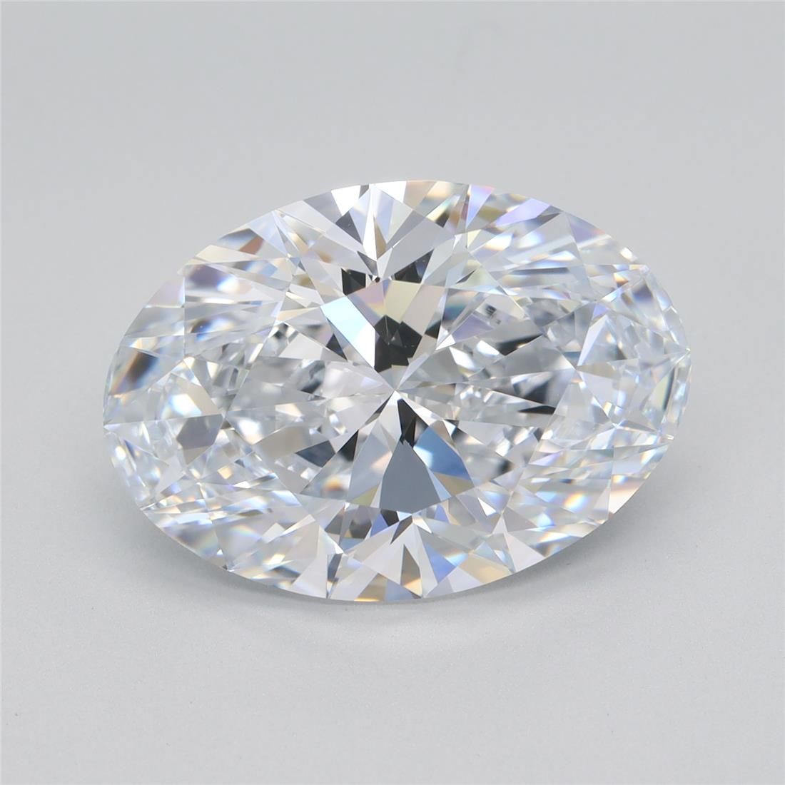 5.5ct Oval F VVS2 Lab-Grown Diamond