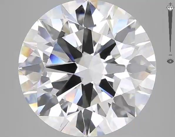 12.18 Carat ROUND Shape G Colour VVS2 Clarity  Cut - White Lab Diamond - 49569