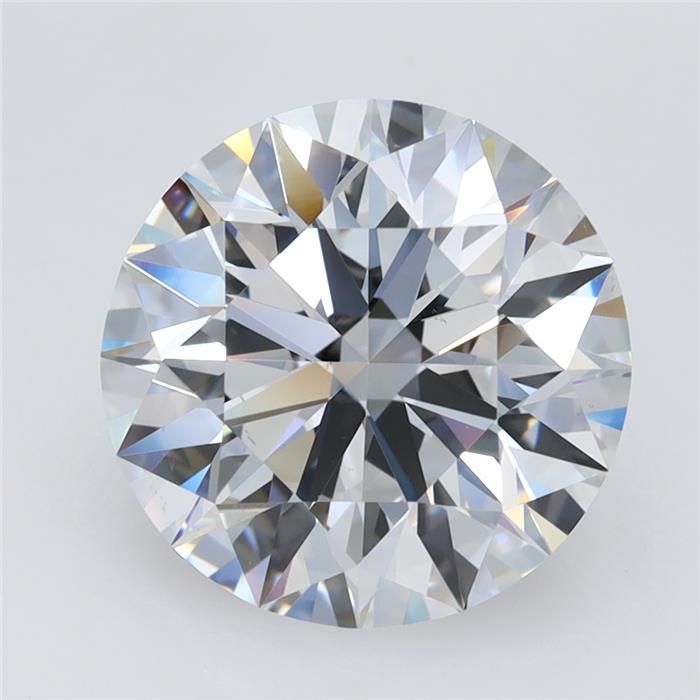 4ct Round D VS2 Lab-Grown Diamond