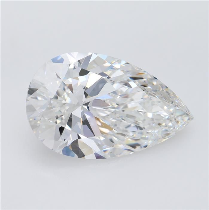 5.36ct Pear F IF Lab-Grown Diamond