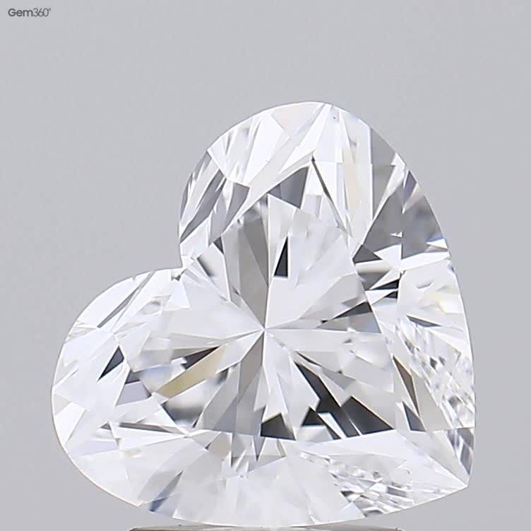 2.7ct Heart D VS1 Lab-Grown Diamond