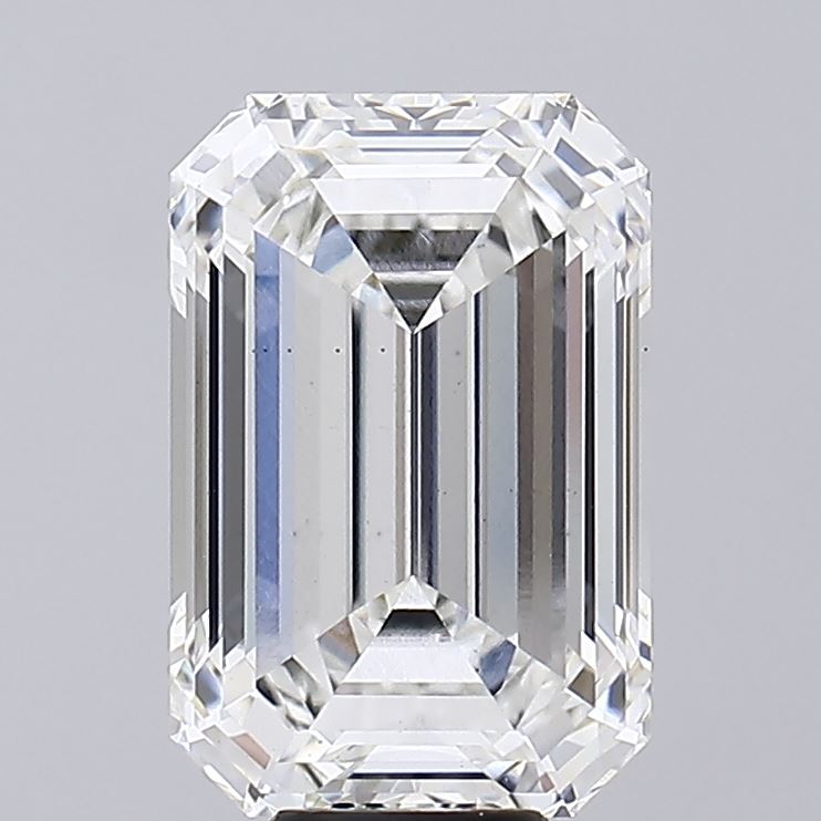 10.74 Carat EMERALD Shape F Colour VS1 Clarity  Cut - White Lab Diamond - 2397380
