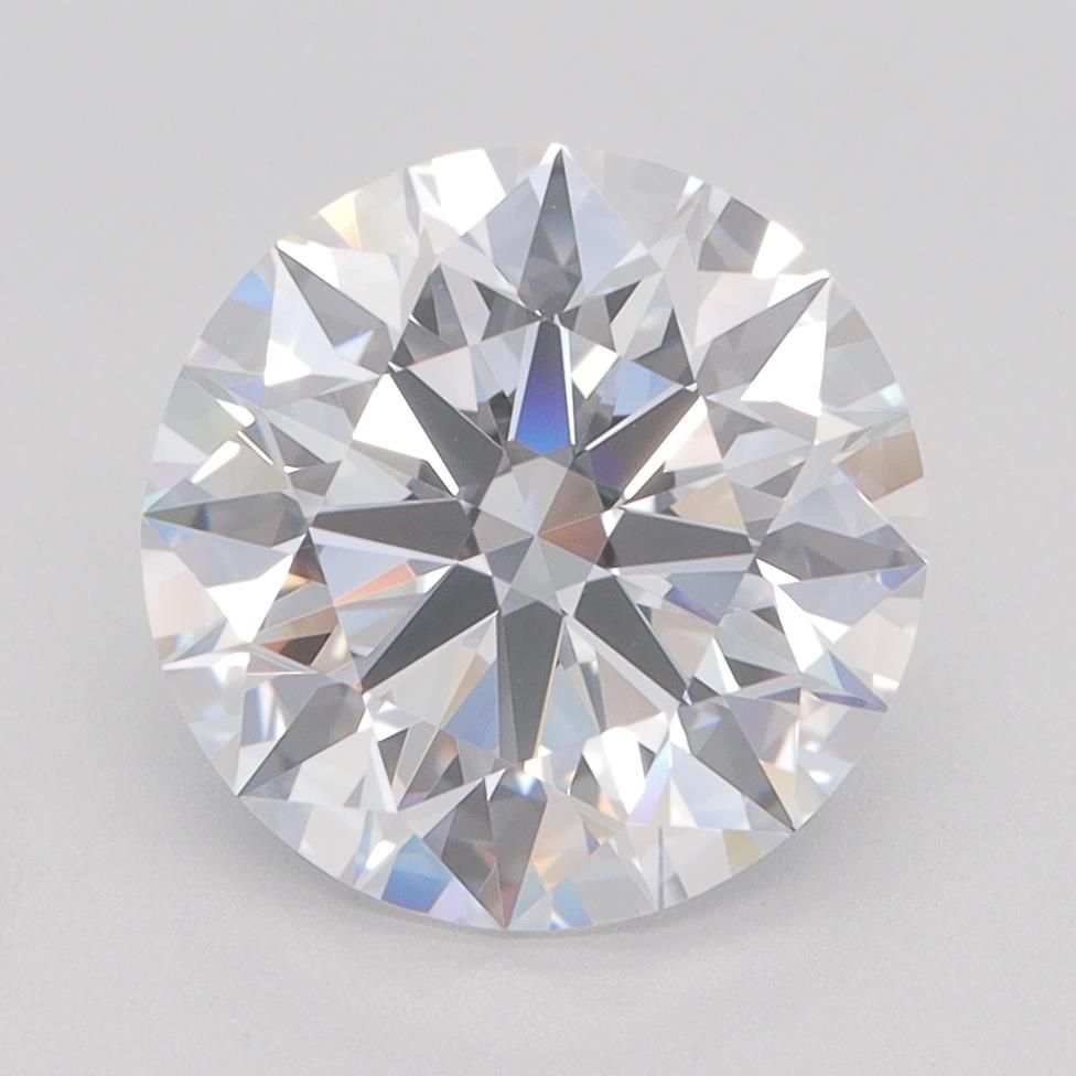 3.17ct Round E VVS2 Lab-Grown Diamond