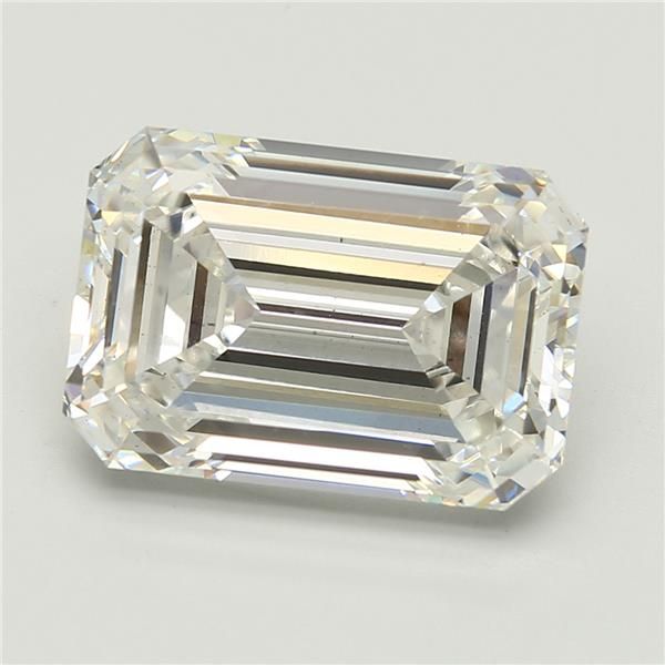 10.09 Carat EMERALD Shape G Colour VS2 Clarity  Cut - White Lab Diamond - 139485