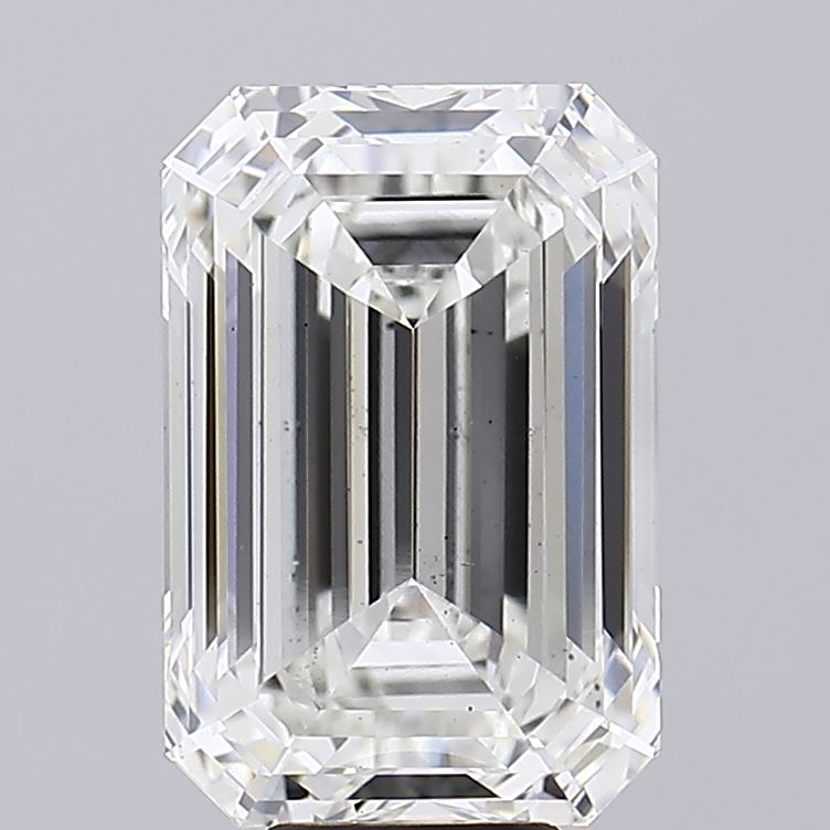10.07 Carat EMERALD Shape G Colour VS2 Clarity  Cut - White Lab Diamond - 613827