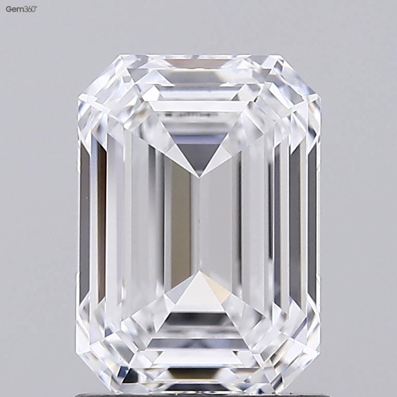 1.55ct Emerald D VVS2 Lab-Grown Diamond