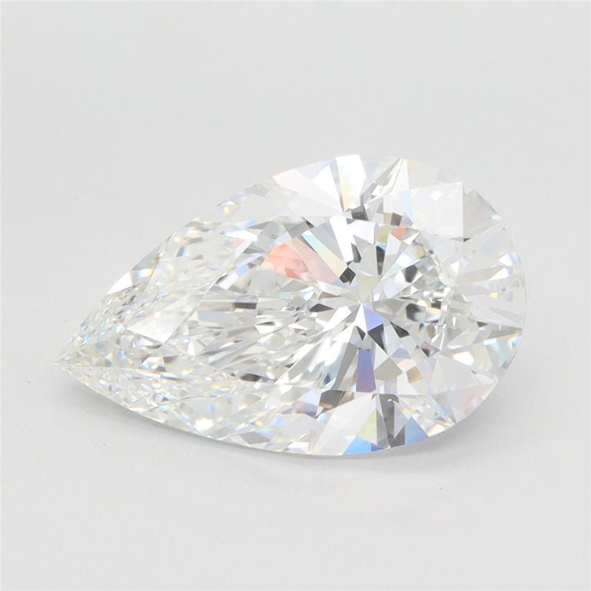 3.12ct Pear E IF Lab-Grown Diamond
