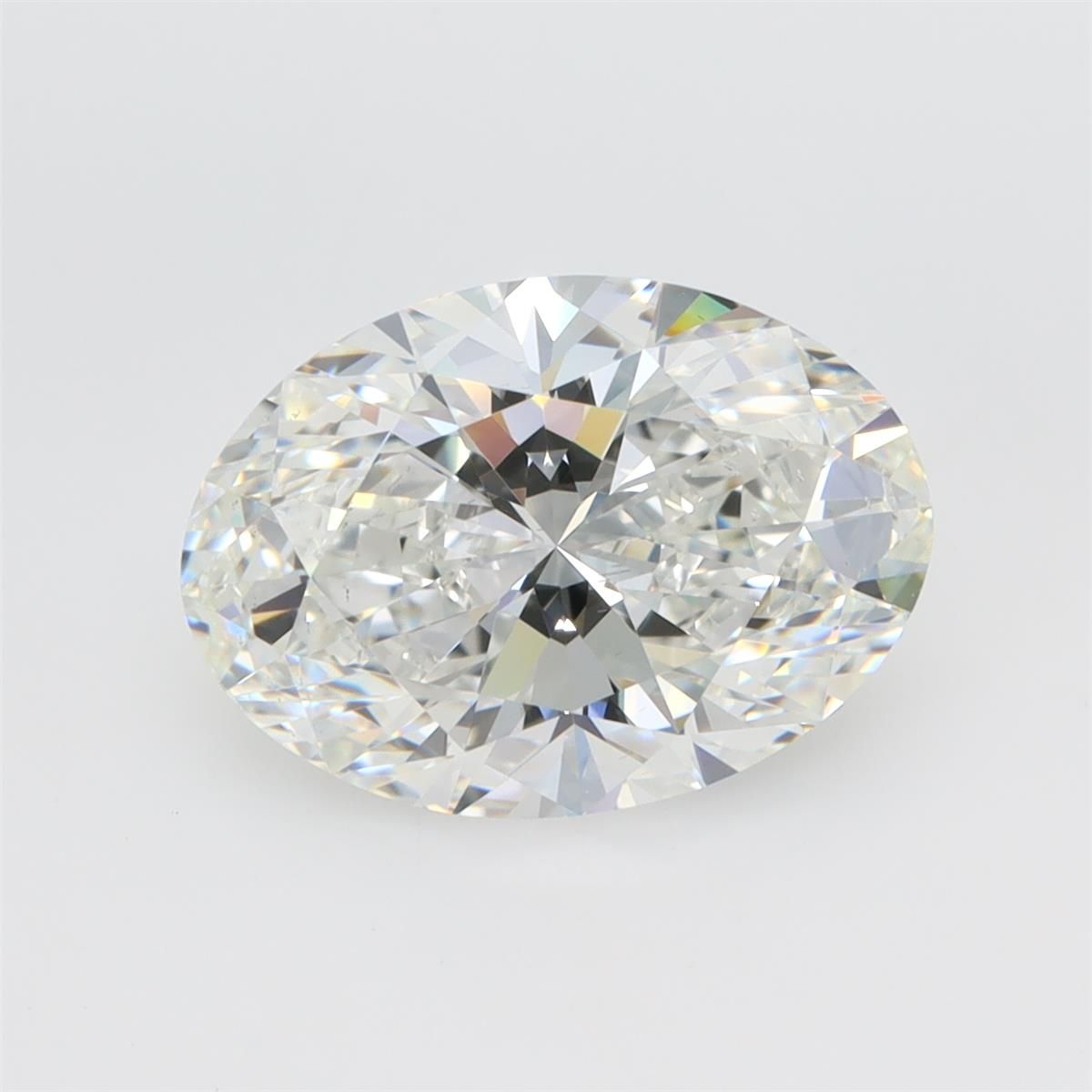 3.05ct Oval F SI1 Lab-Grown Diamond
