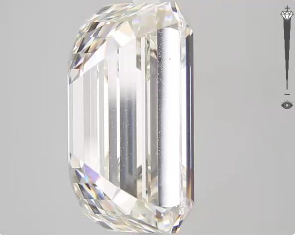 13.00 Carat EMERALD Shape H Colour VS2 Clarity  Cut - White Lab Diamond - 49989