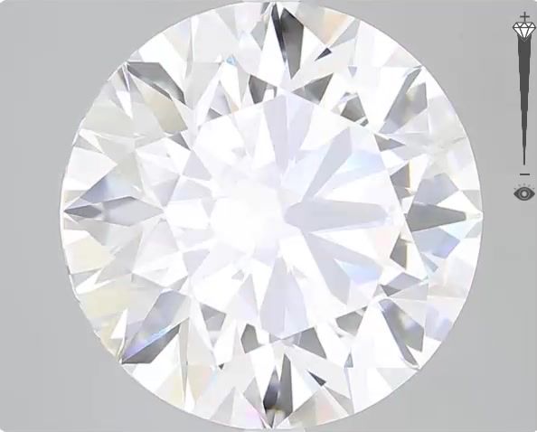 10.12ct Round F SI1 Lab-Grown Diamond