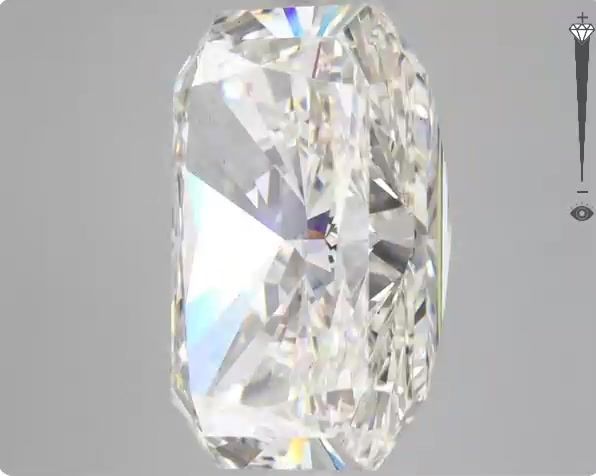 10.42 Carat RADIANT Shape H Colour VS2 Clarity  Cut - White Lab Diamond - 49679