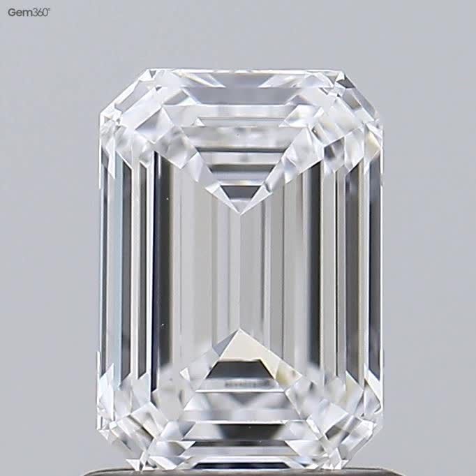 1.02ct Emerald D VVS1 Lab-Grown Diamond