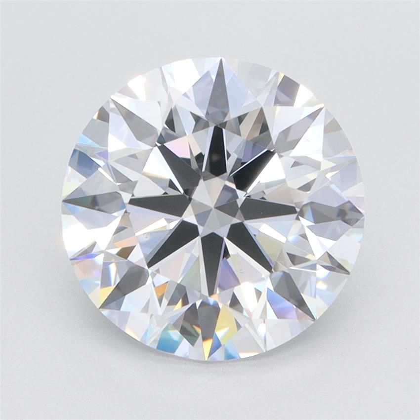 3.16ct Round F VS1 Lab-Grown Diamond