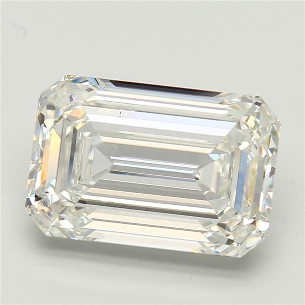 10.62 Carat EMERALD Shape G Colour VS2 Clarity  Cut - White Lab Diamond - 139504