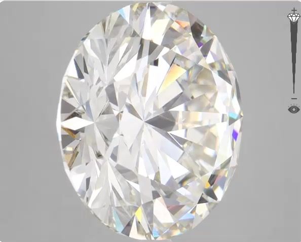 10.27 Carat ROUND Shape H Colour VS1 Clarity  Cut - White Lab Diamond - 49528