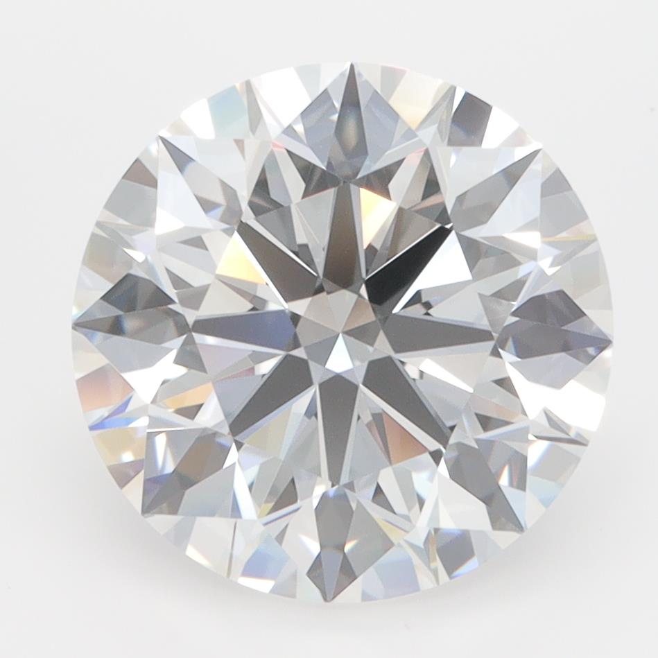 4.21ct Round F VVS1 Lab-Grown Diamond